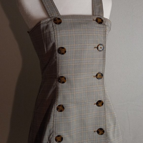THE EAST ORDER - MINIDRESS - PLAID - MEDIUM (NWOT) - Picture 1 of 2